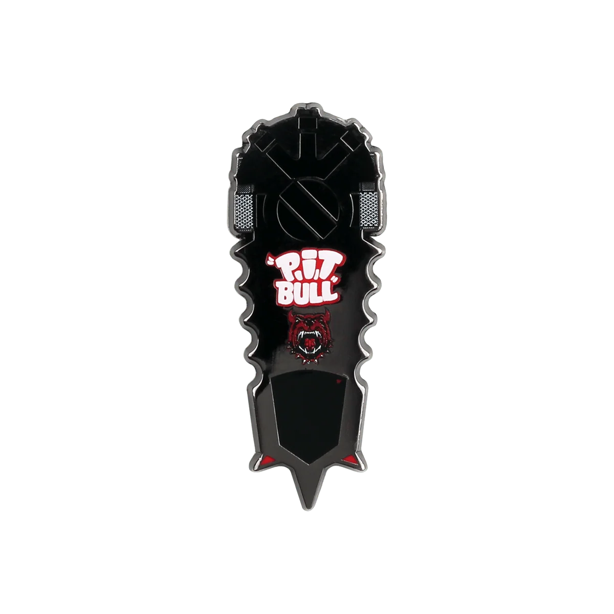 Back to the Future — Pit Bull Hoverboard Enamel Pin - Image 2