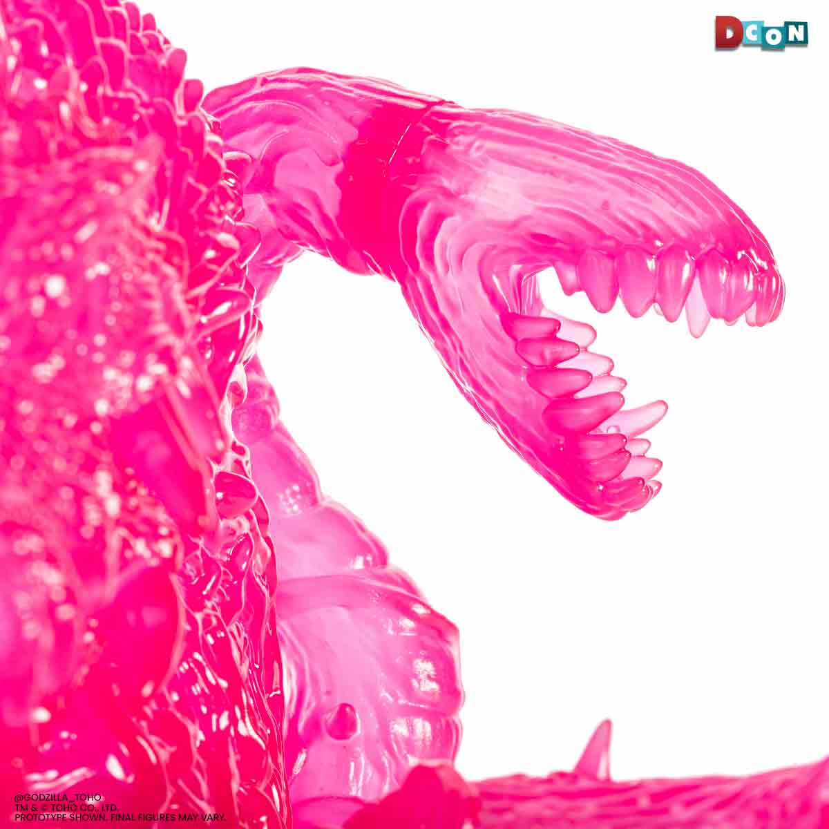 Biollante Soft Vinyl - Clear Pink Variant - Image 14