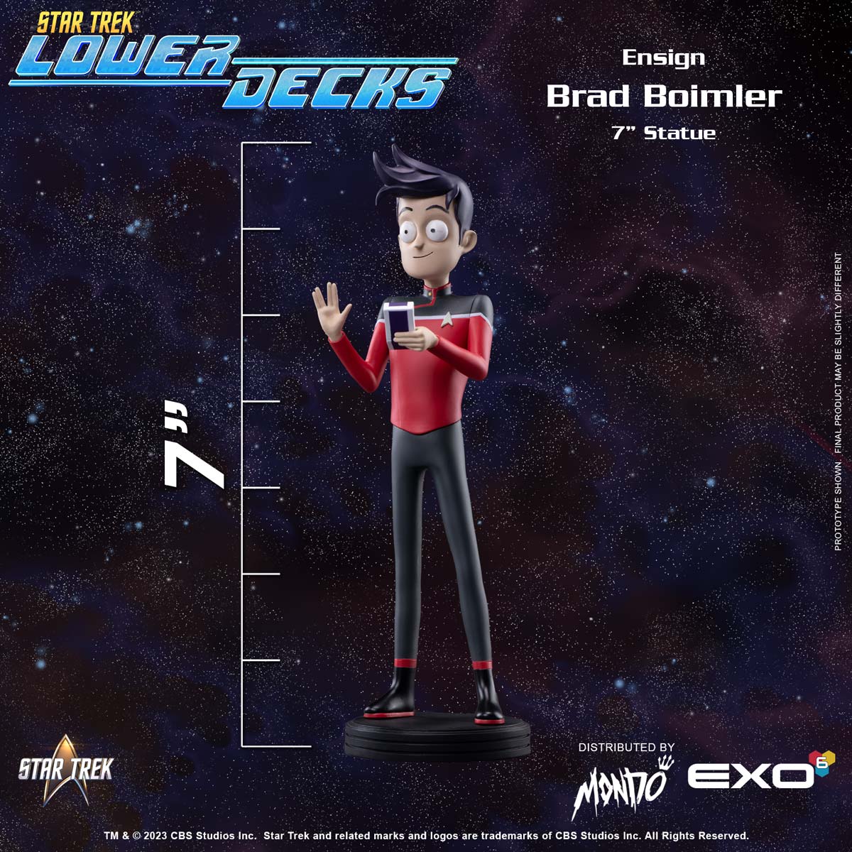 Ensign Brad Boimler - Star Trek: Lower Decks 7" Statue - Image 3