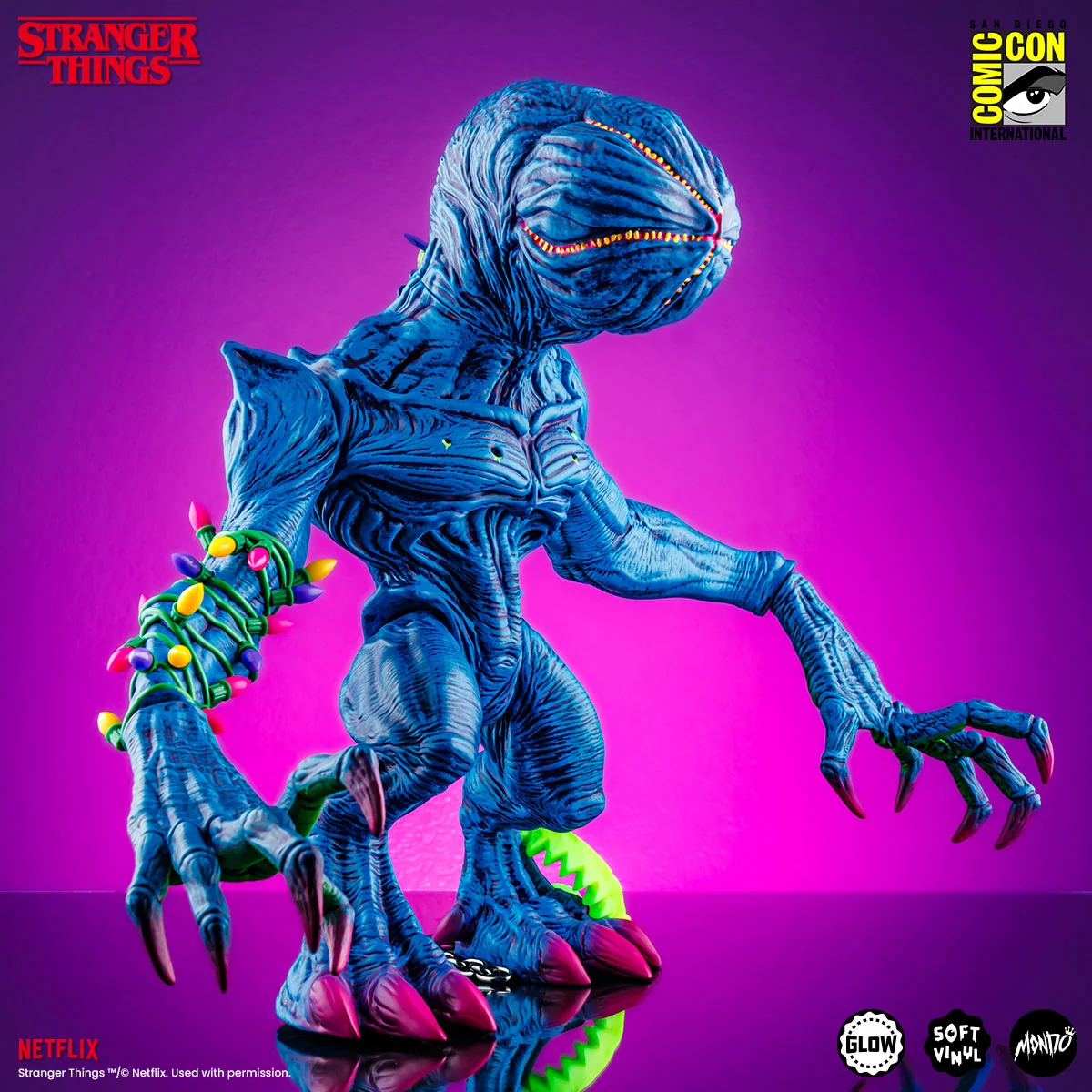 Demogorgon - Vinyl Designer Figure by James Groman - 80's Fever Variant - Image 11