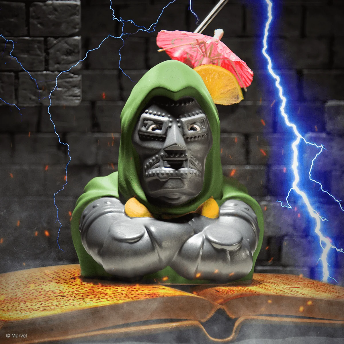 Doctor Doom Tiki Mug - Four Color - Image 3
