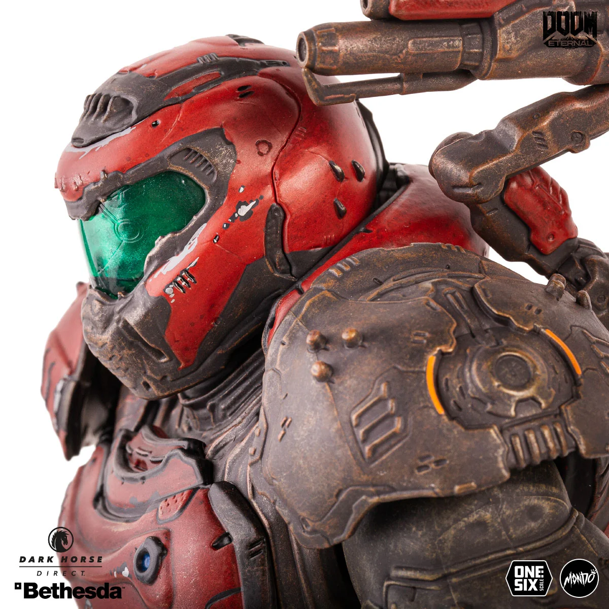 DOOM Eternal - Doom Slayer ⅙ Scale Action Figure Mondo Crimson Variant - Image 20