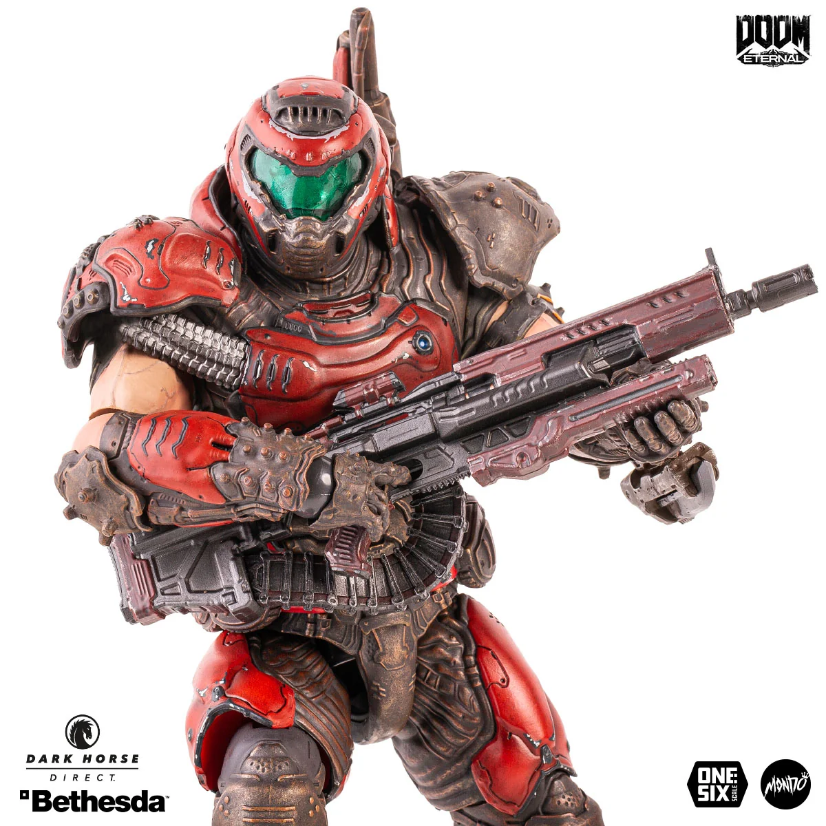DOOM Eternal - Doom Slayer ⅙ Scale Action Figure Mondo Crimson Variant - Image 34