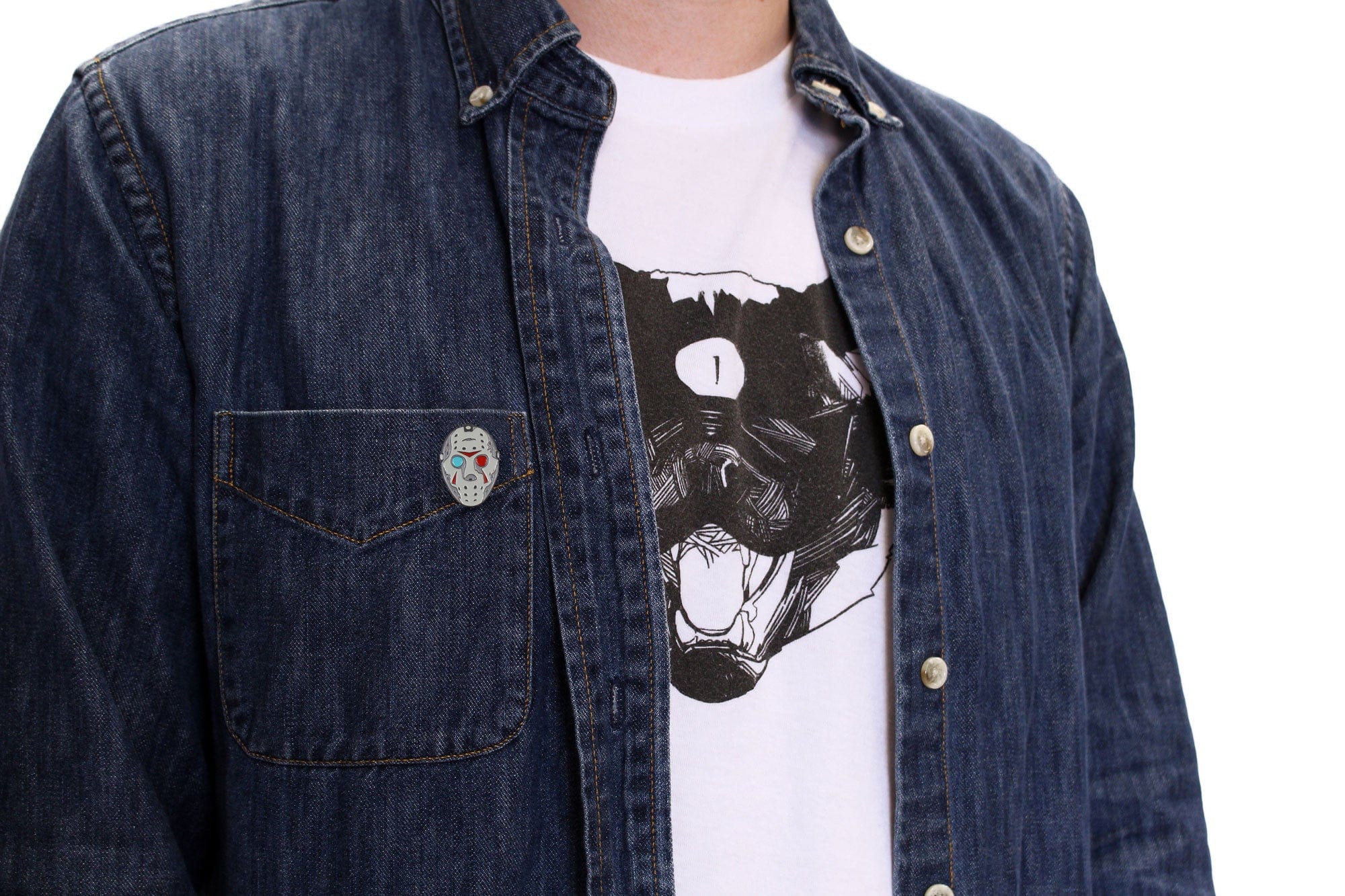 Friday the 13th Part 3 Enamel Pin - Image 3