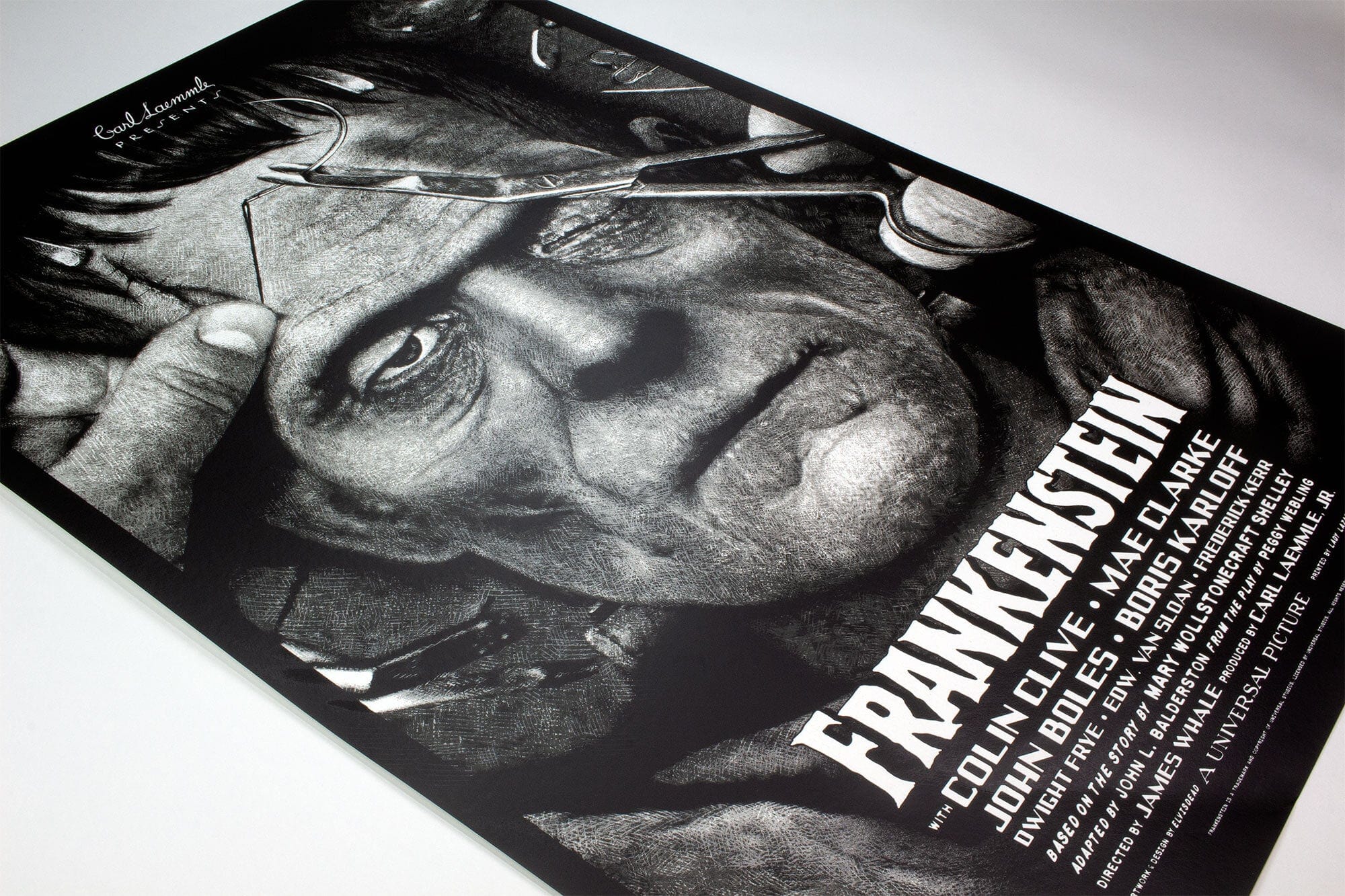 Frankenstein Variant Screenprinted Poster - Image 3