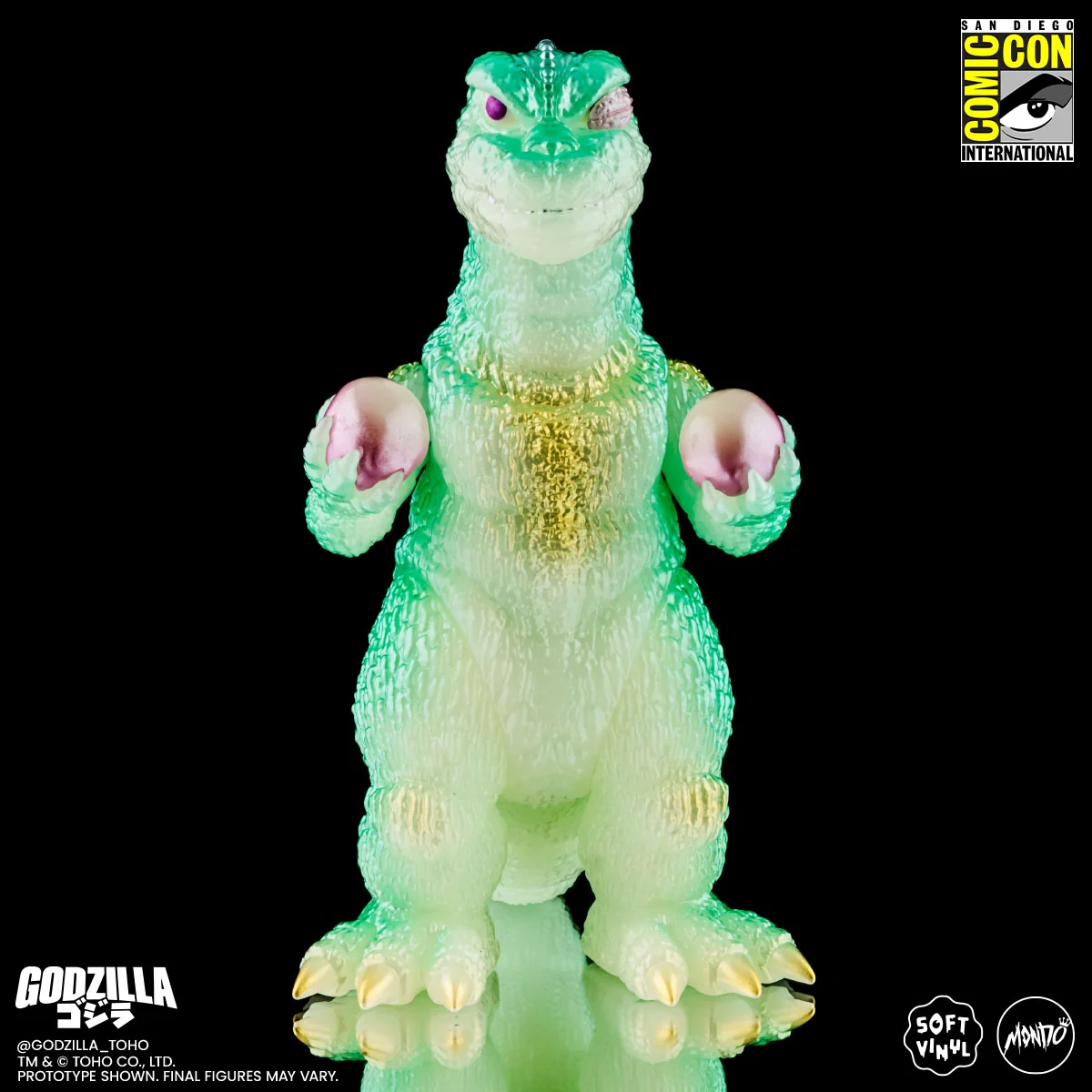 Godzilla and Hedorah Soft Vinyl Figure Set - Cherry Blossom Glow In the Dark Variant - Image 25