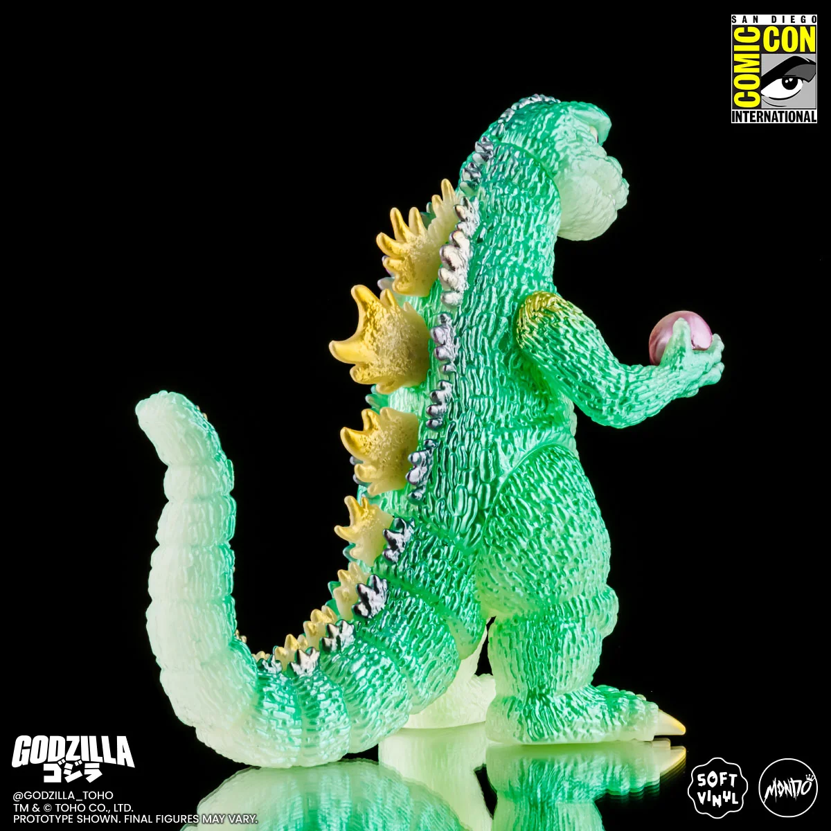 Godzilla and Hedorah Soft Vinyl Figure Set - Cherry Blossom Glow In the Dark Variant - Image 28