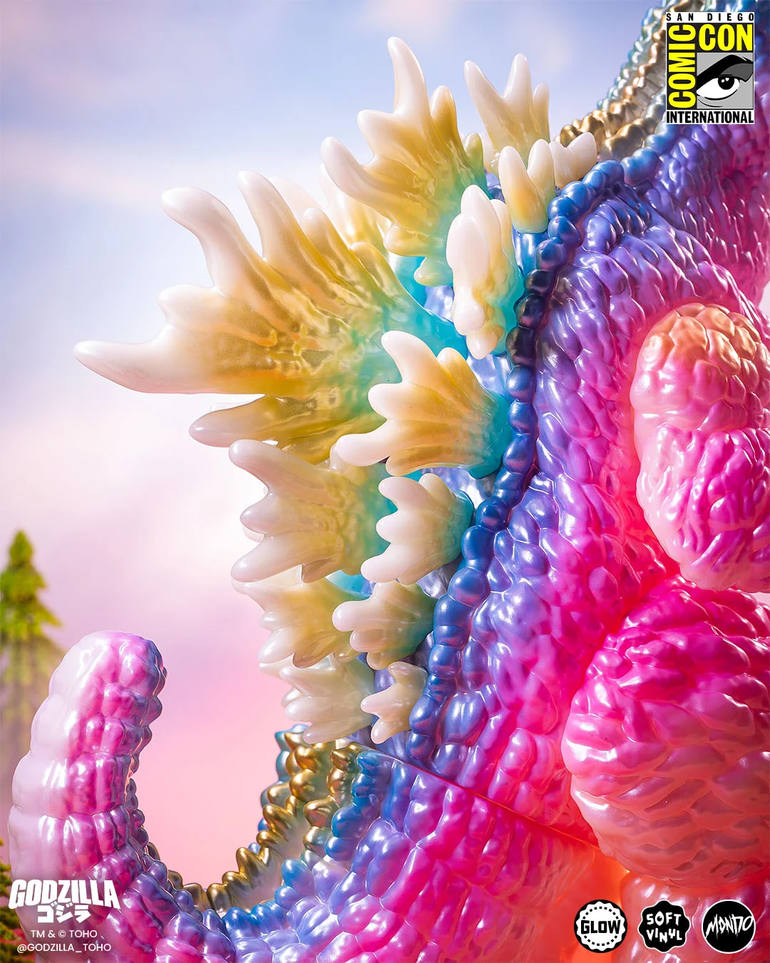 Godzilla, Mothra and King Ghidorah: Giant Monsters All-Out Attack - Godzilla Soft Vinyl Figure - Bitter Cherry Blossom Variant - Image 12