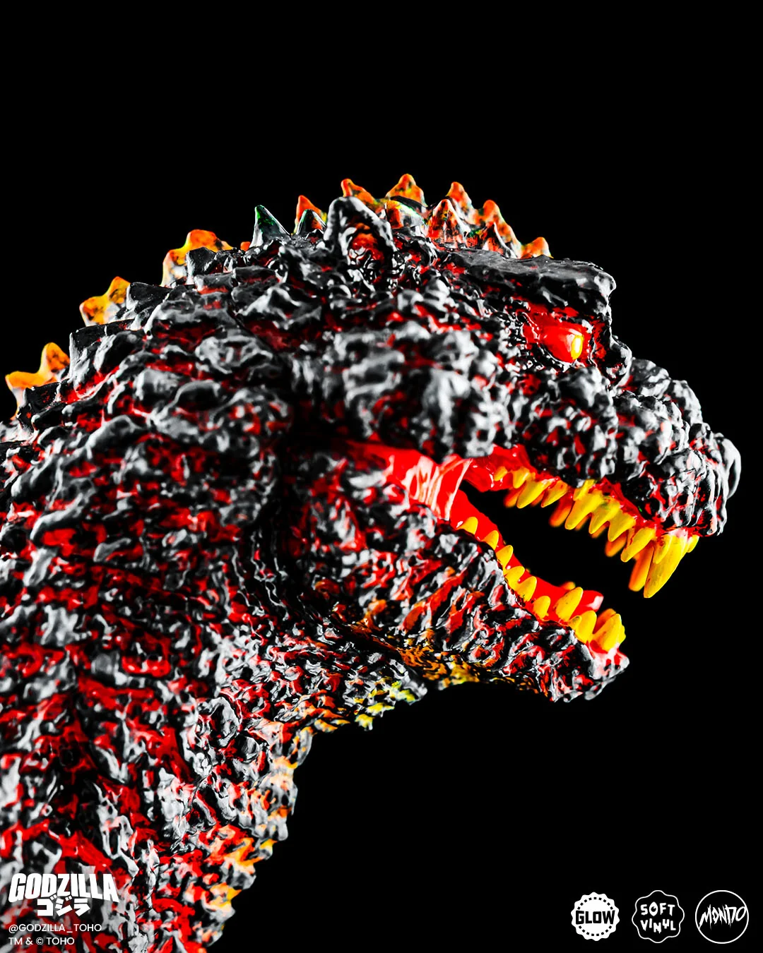 Godzilla - Vinyl Designer Figure by Tanaka Studio - Burning Variant - Image 12