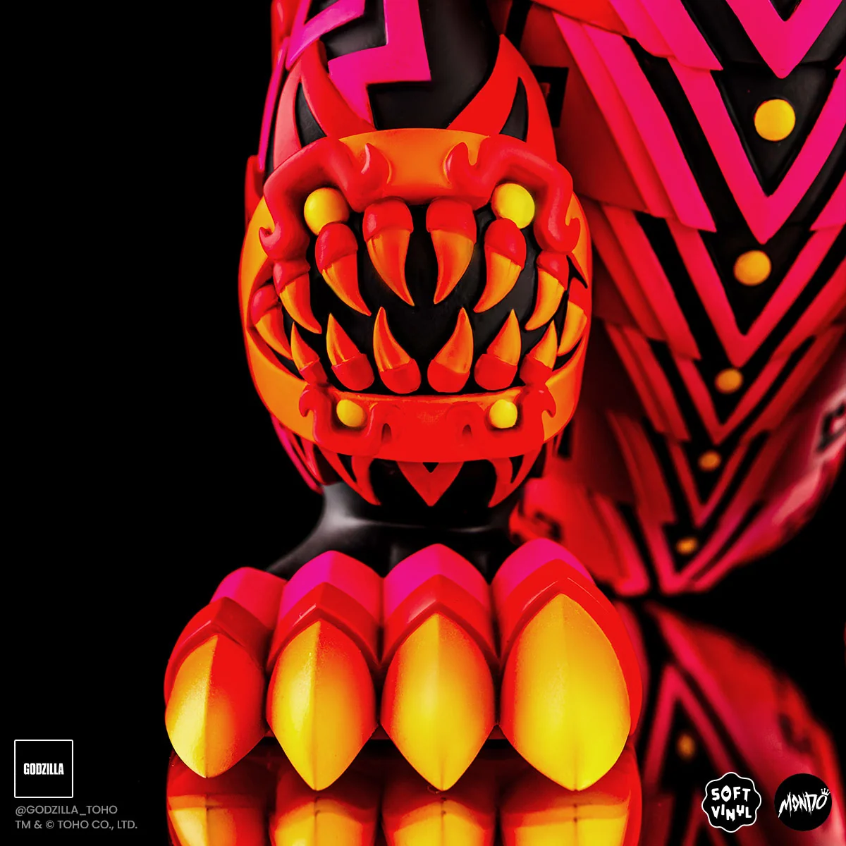 Godzilla - Vinyl Designer Figure by Urban Aztec - Burning Variant Timed Edition - Image 19