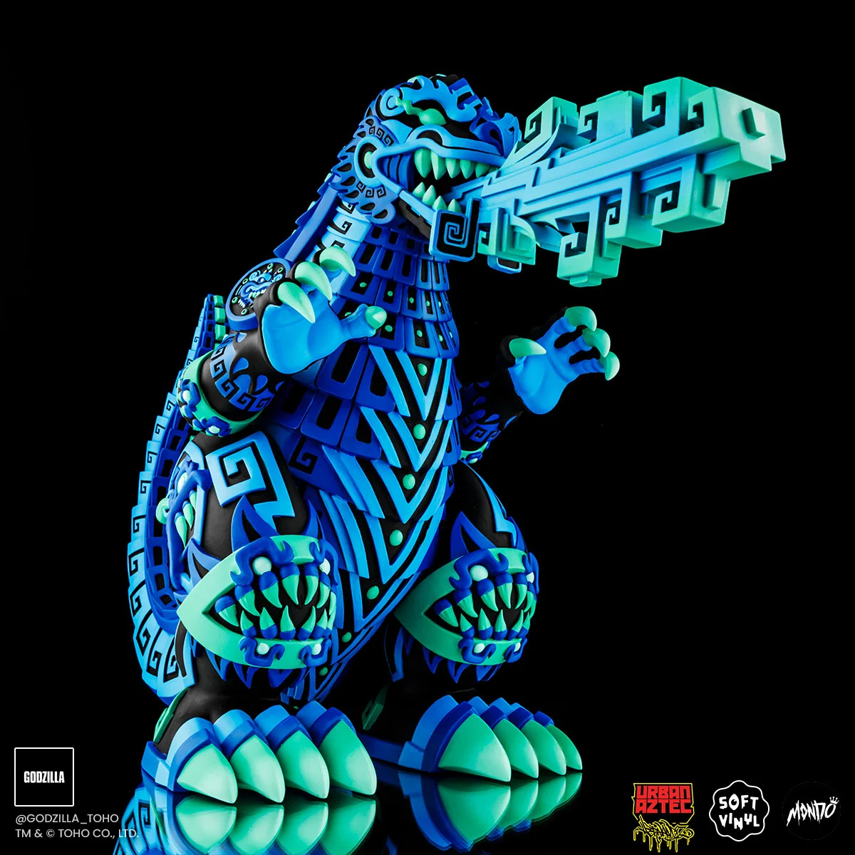 Godzilla - Vinyl Designer Figure by Urban Aztec - Heat Ray Variant Timed Edition - Image 4