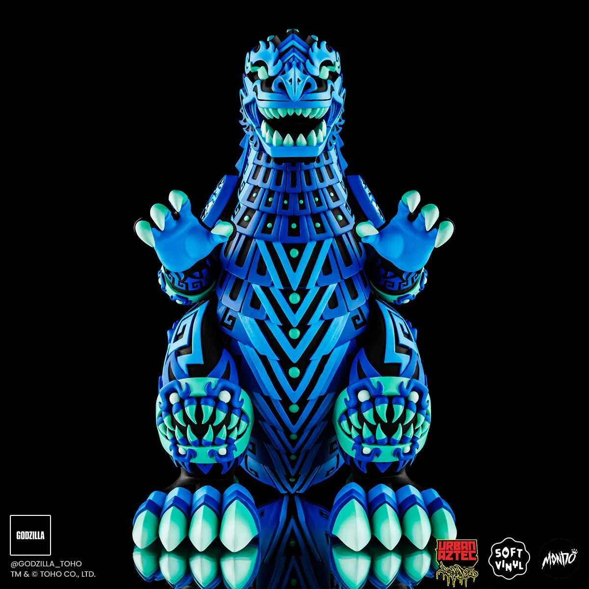 Godzilla - Vinyl Designer Figure by Urban Aztec - Heat Ray Variant Timed Edition - Image 5