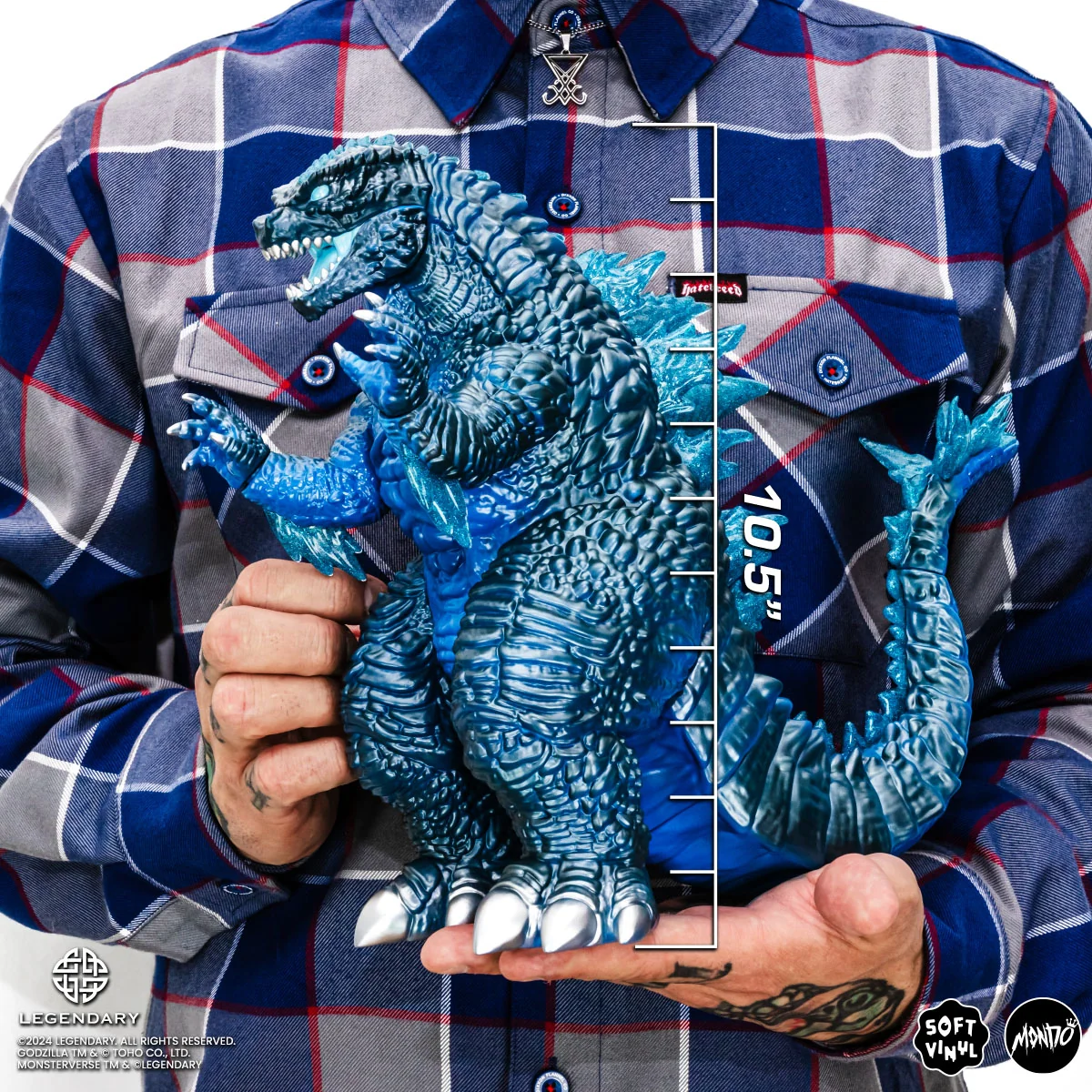 Godzilla x Kong: The New Empire - Godzilla Soft Vinyl - Energized Variant - Image 3