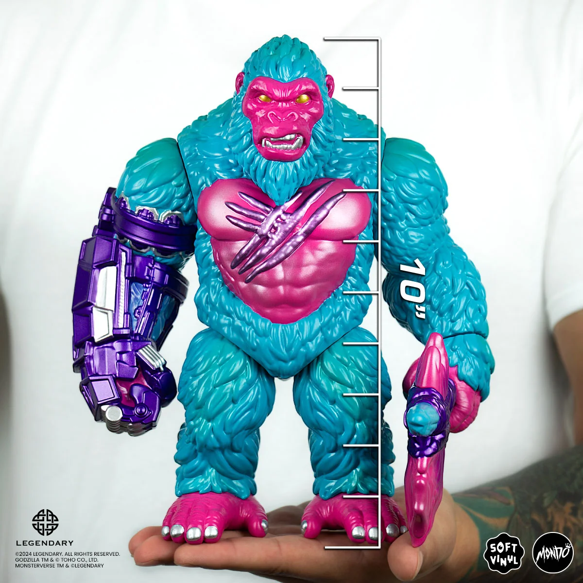 Godzilla x Kong: The New Empire - Kong Soft Vinyl Figure - Hollow Earth Variant - Image 4