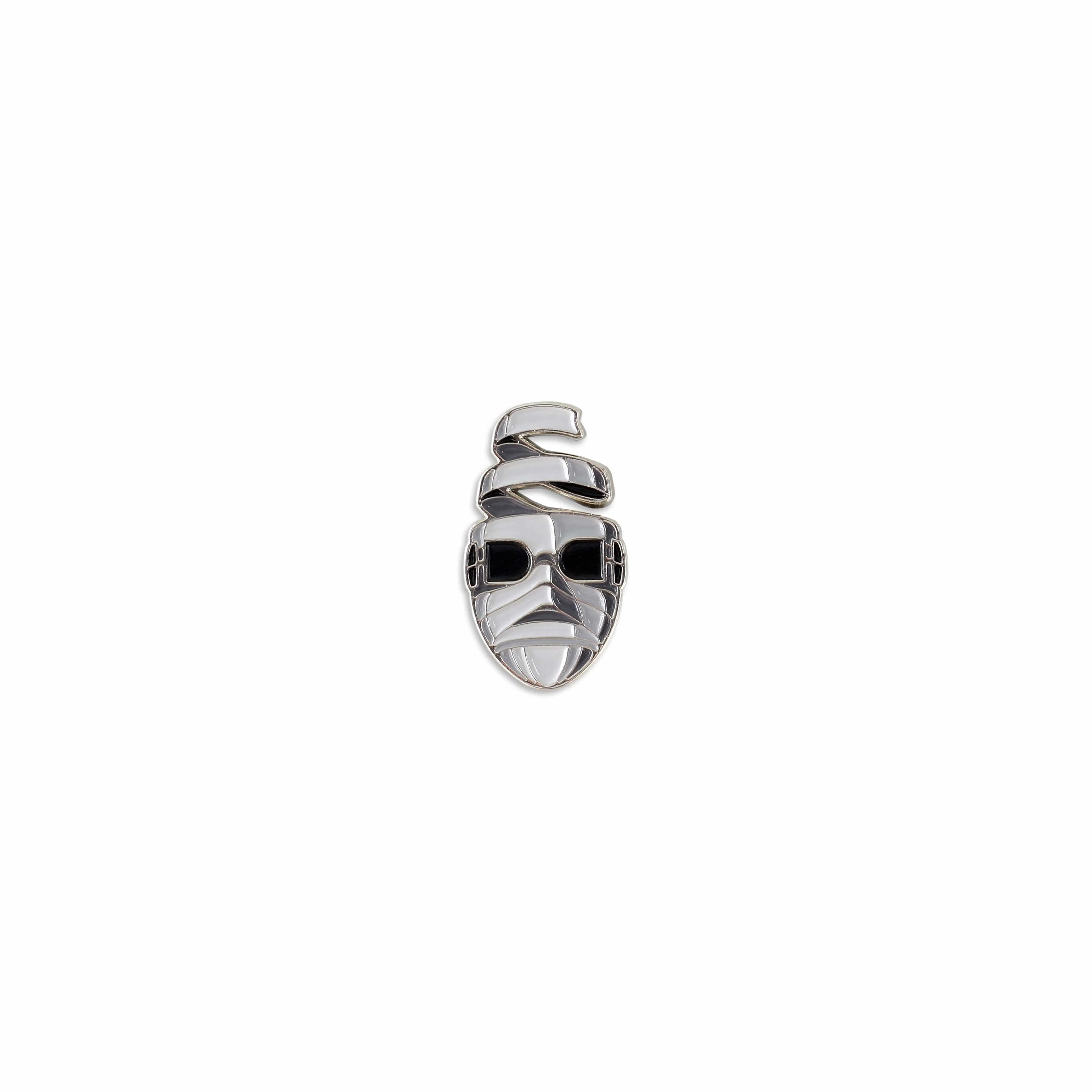 Invisible Man Enamel Pin (Monochrome) - Image 2