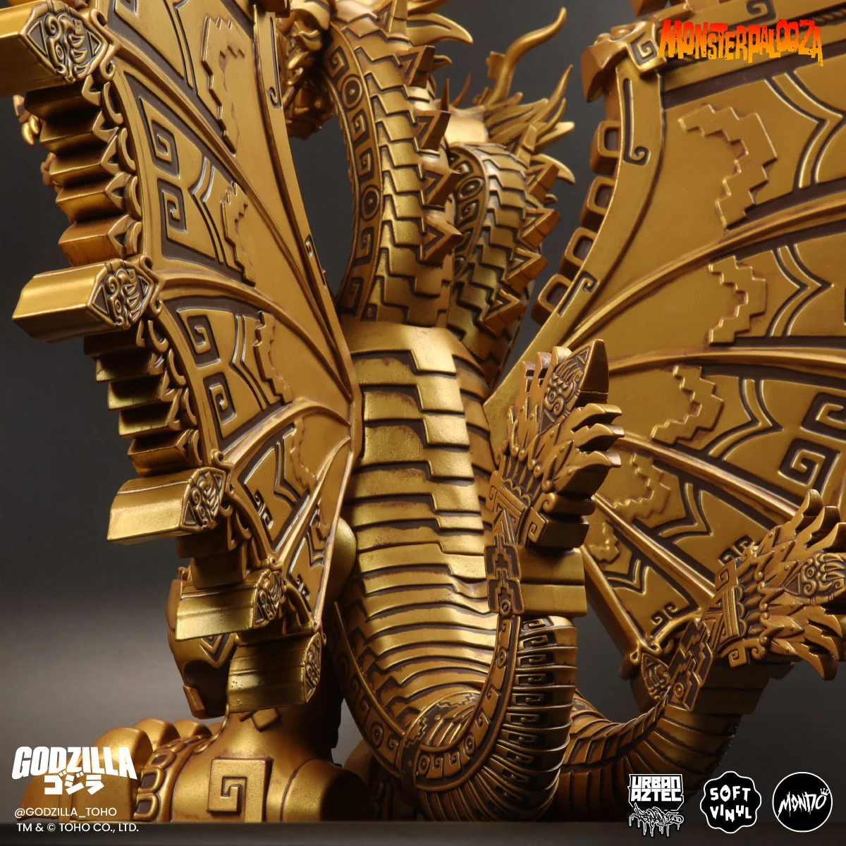King Ghidorah - Vinyl Designer Figure by Urban Aztec - Relic Variant - Image 10
