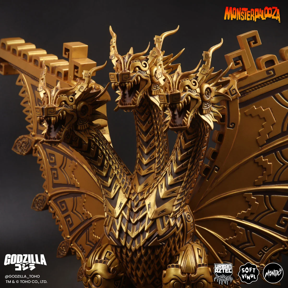 King Ghidorah - Vinyl Designer Figure by Urban Aztec - Relic Variant - Image 13