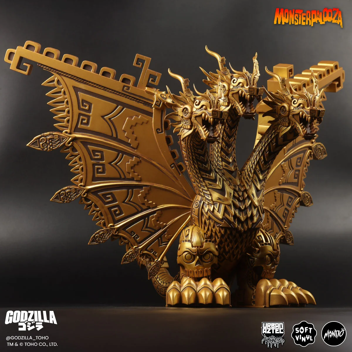 King Ghidorah - Vinyl Designer Figure by Urban Aztec - Relic Variant - Image 18
