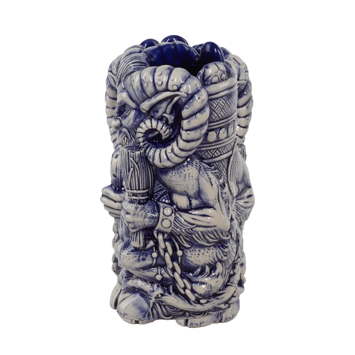 Krampus Designer Series Tiki Mug (Blue Wiped) - Image 4