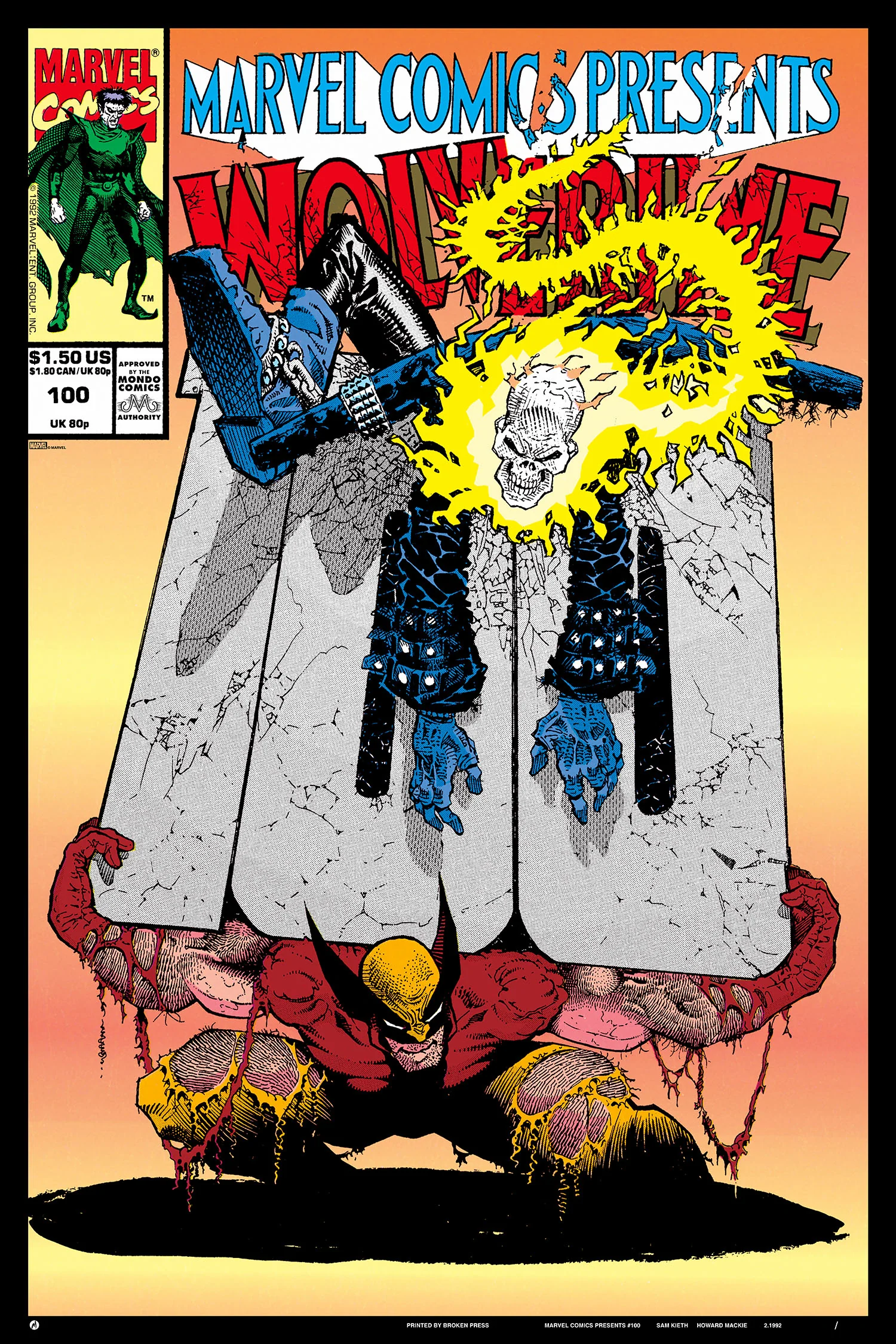 Marvel Comics Presents #100 Poster - Image 2