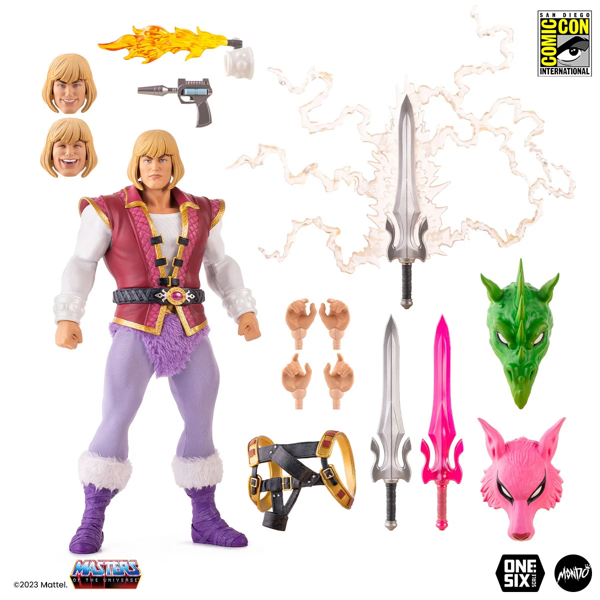 Masters of the Universe - Prince Adam 1/6 Scale Figure SDCC Exclusive - Image 2