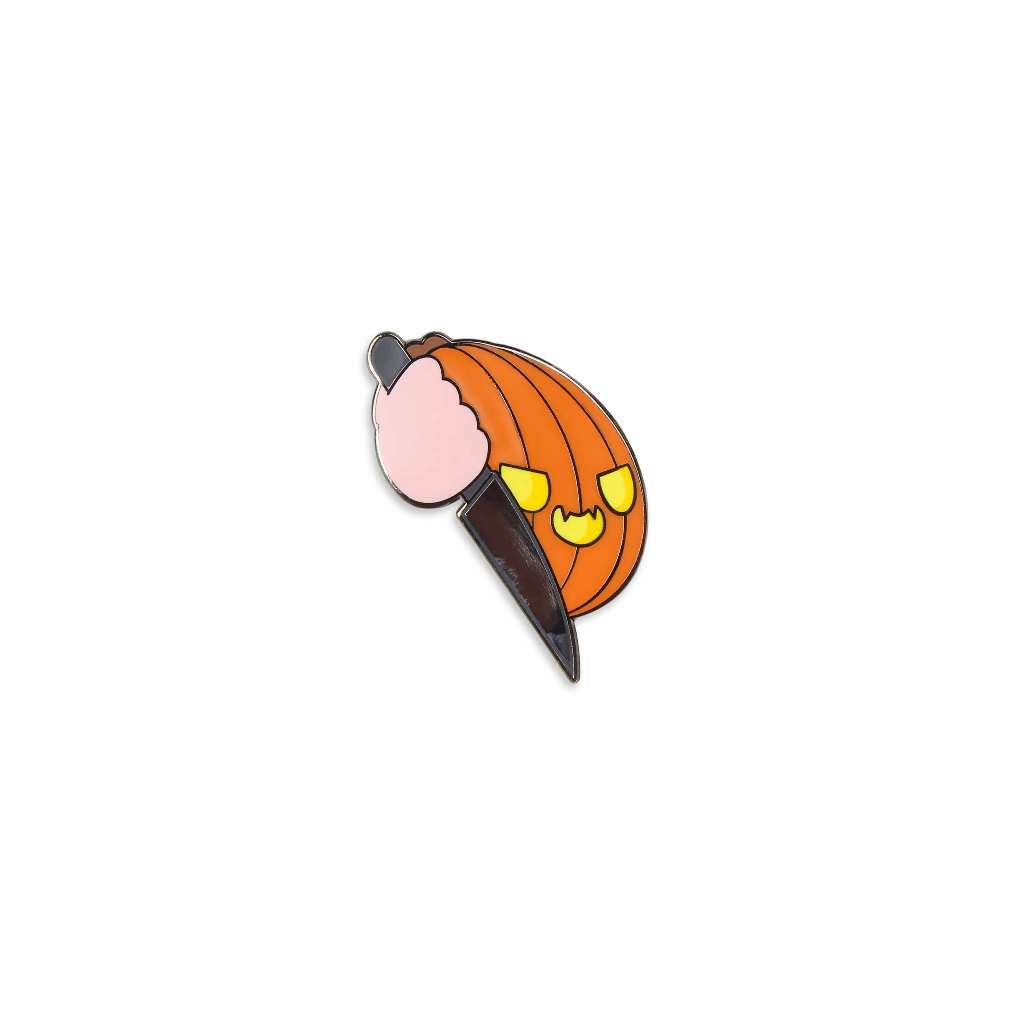 Michael + The Pumpkin – Halloween Enamel Pin Set - Image 4