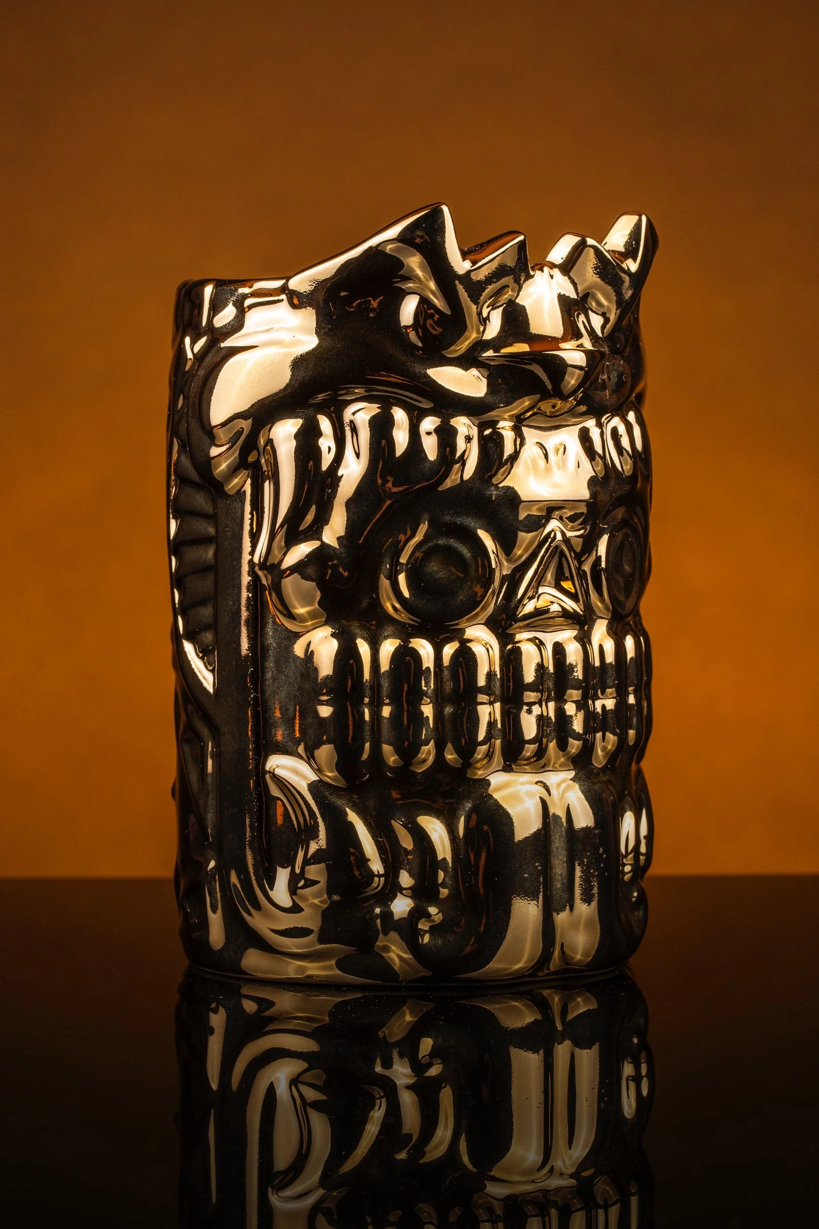 Mouth of the Serpent Designer Series Tiki Mug (Aztec Gold) - Image 9