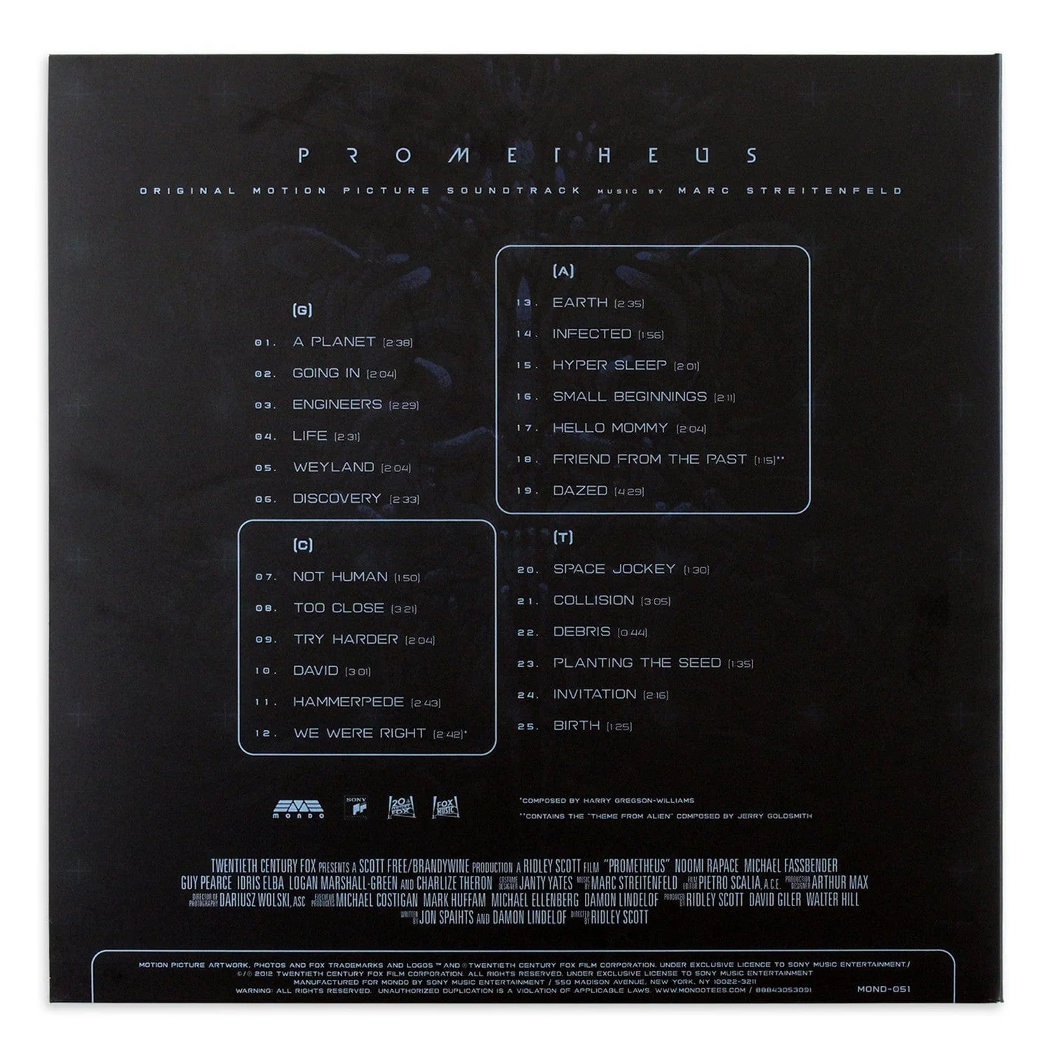 Prometheus - Original Motion Picture Soundtrack 2XLP - Image 4