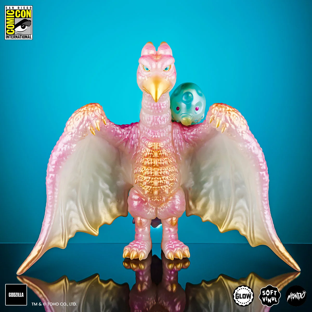 Rodan Soft Vinyl - Cherry Blossom Glow in the Dark SDCC Exclusive Variant - Image 6
