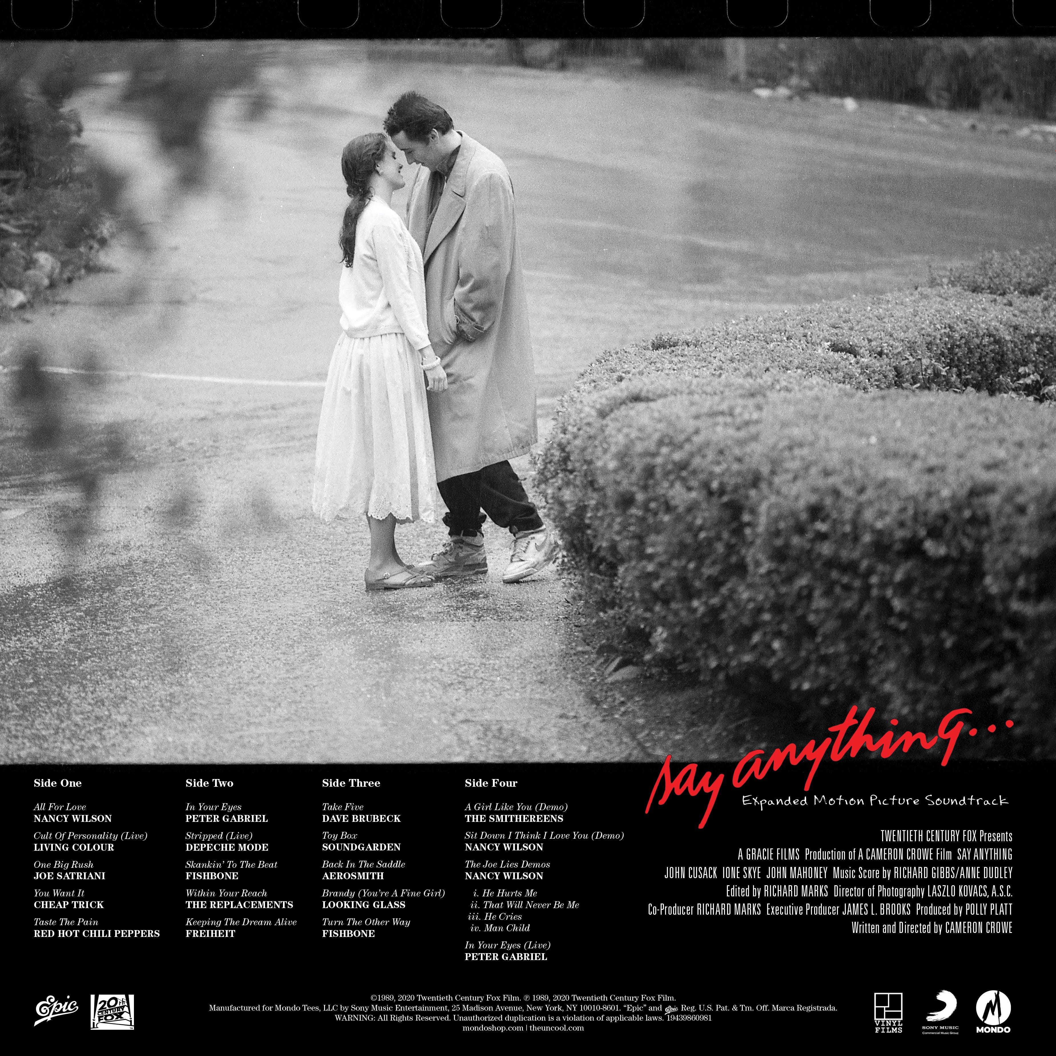 Say Anything - Expanded Motion Picture Soundtrack 2XLP - Image 5