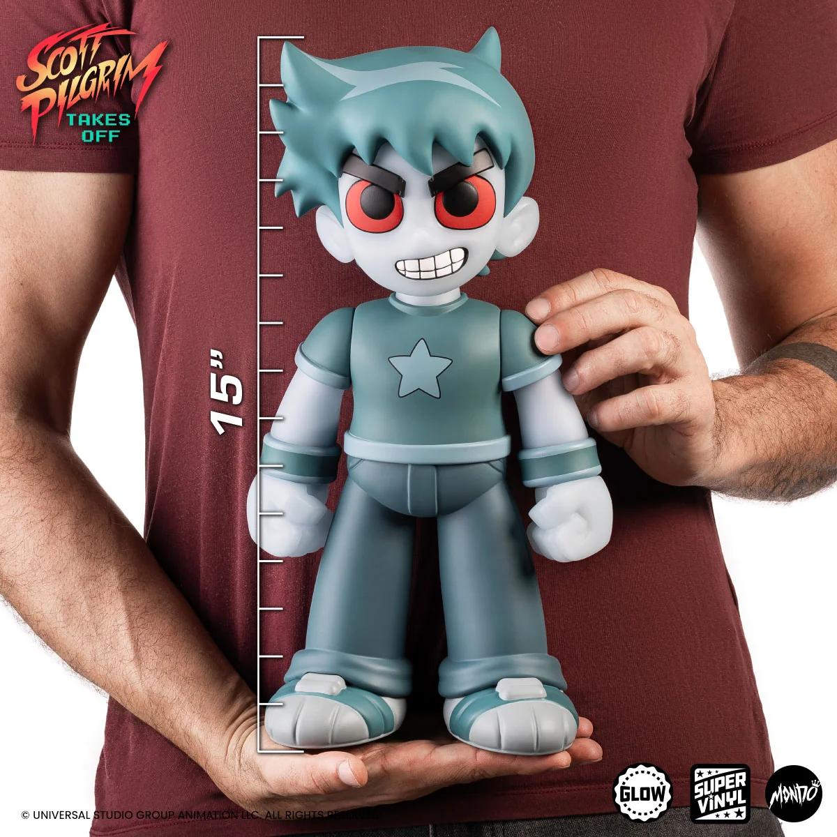 Scott Pilgrim Takes Off - Scott Pilgrim Super Vinyl Figure - Nega Variant - Image 4