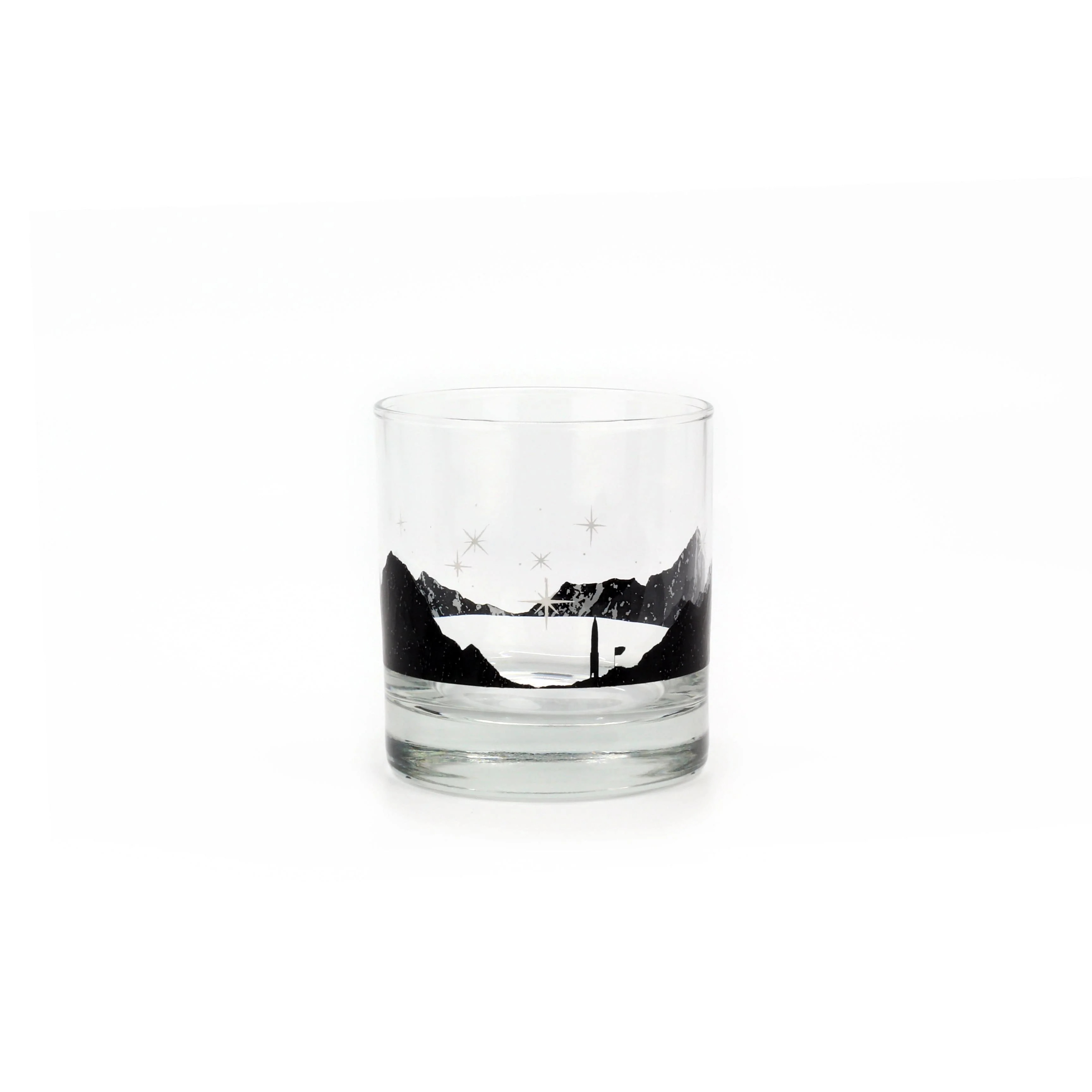 Space Travel Whiskey Glass