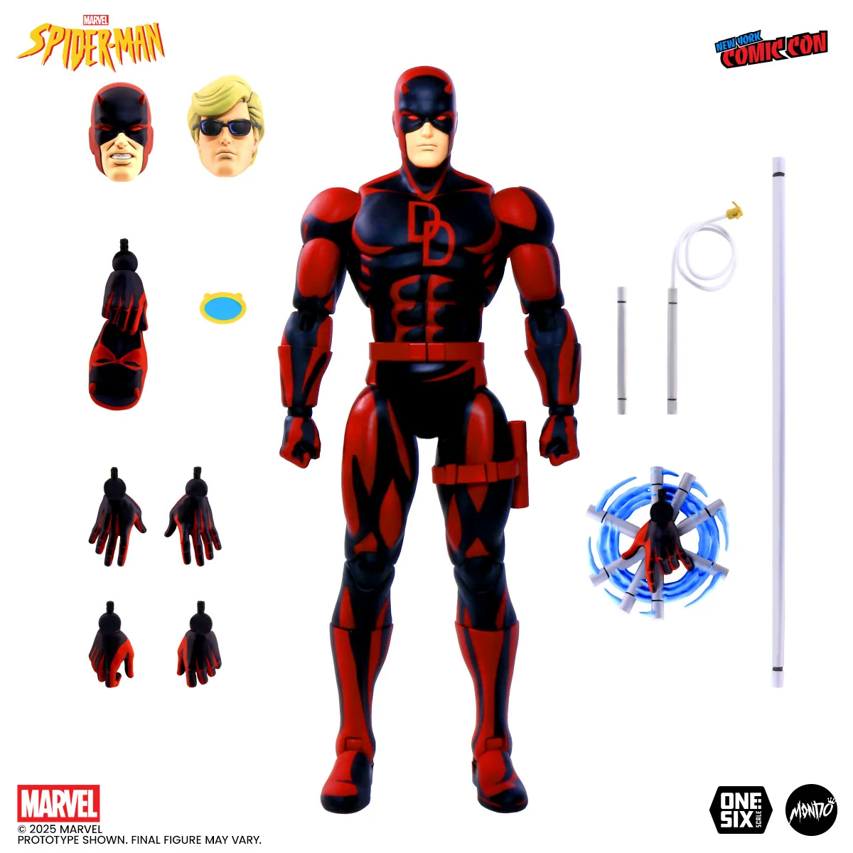 Spider-Man: The Animated Series - Daredevil 1/6 Scale Figure - Limited Edition - Image 2