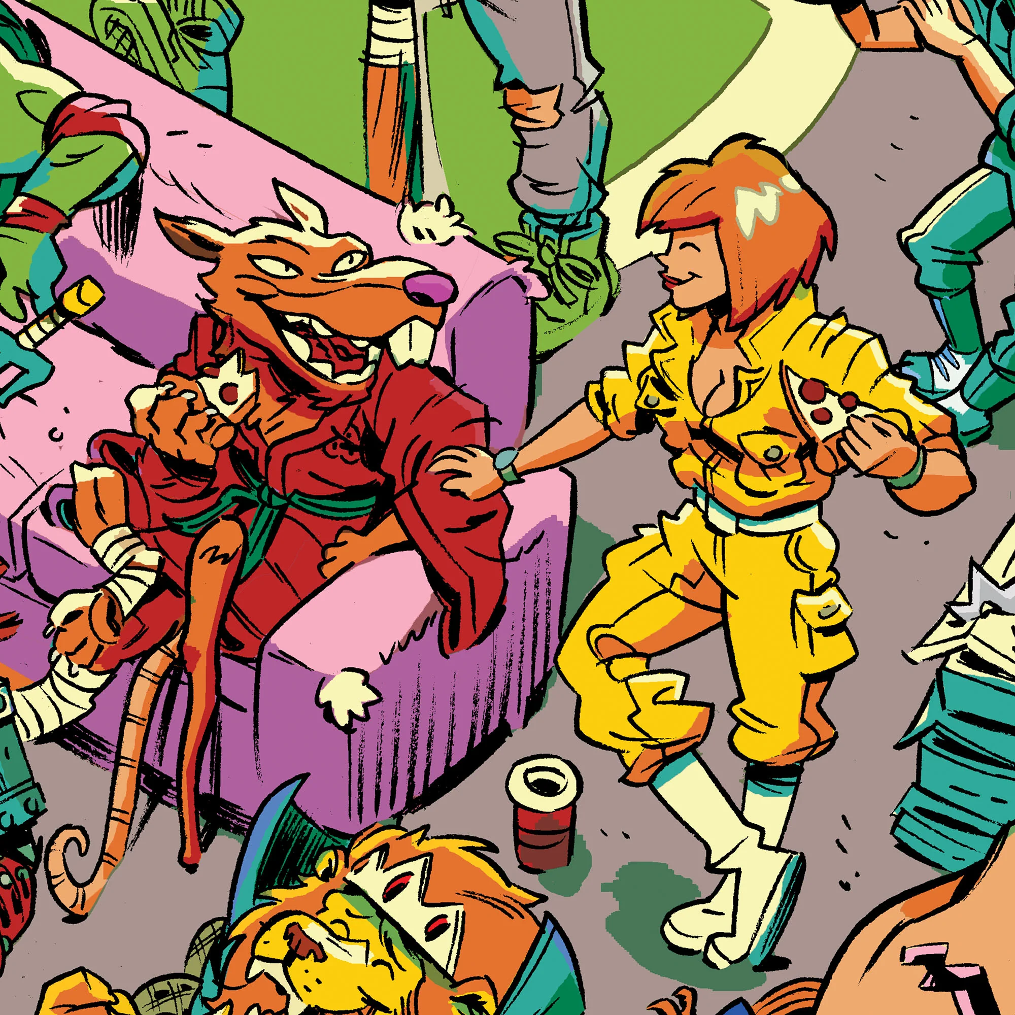 Teenage Mutant Ninja Turtles "Pizza Party" Variant Poster - Image 3