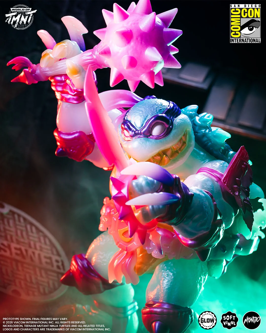 Teenage Mutant Ninja Turtles - Slash Soft Vinyl Figure - Mutagen Glow Variant - Image 13