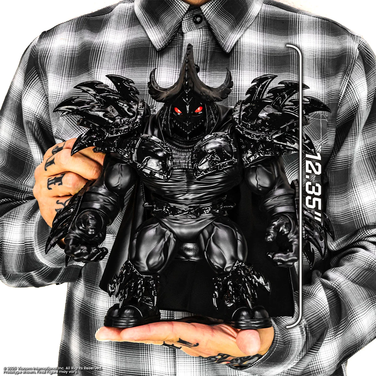 TMNT - Super Shredder Soft Vinyl Figure - Shadow Lord Variant - Image 3