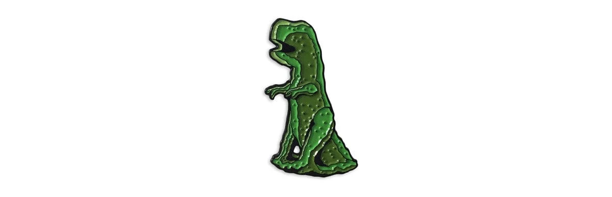 T-Rex Hedge Enamel Pin - Image 2