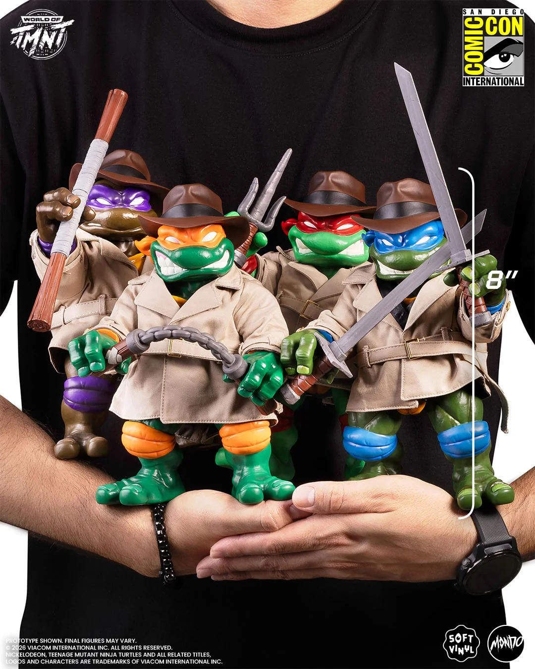 Teenage Mutant Ninja Turtles - Undercover Turtles Soft Vinyl Figures 4-Pack - Image 3