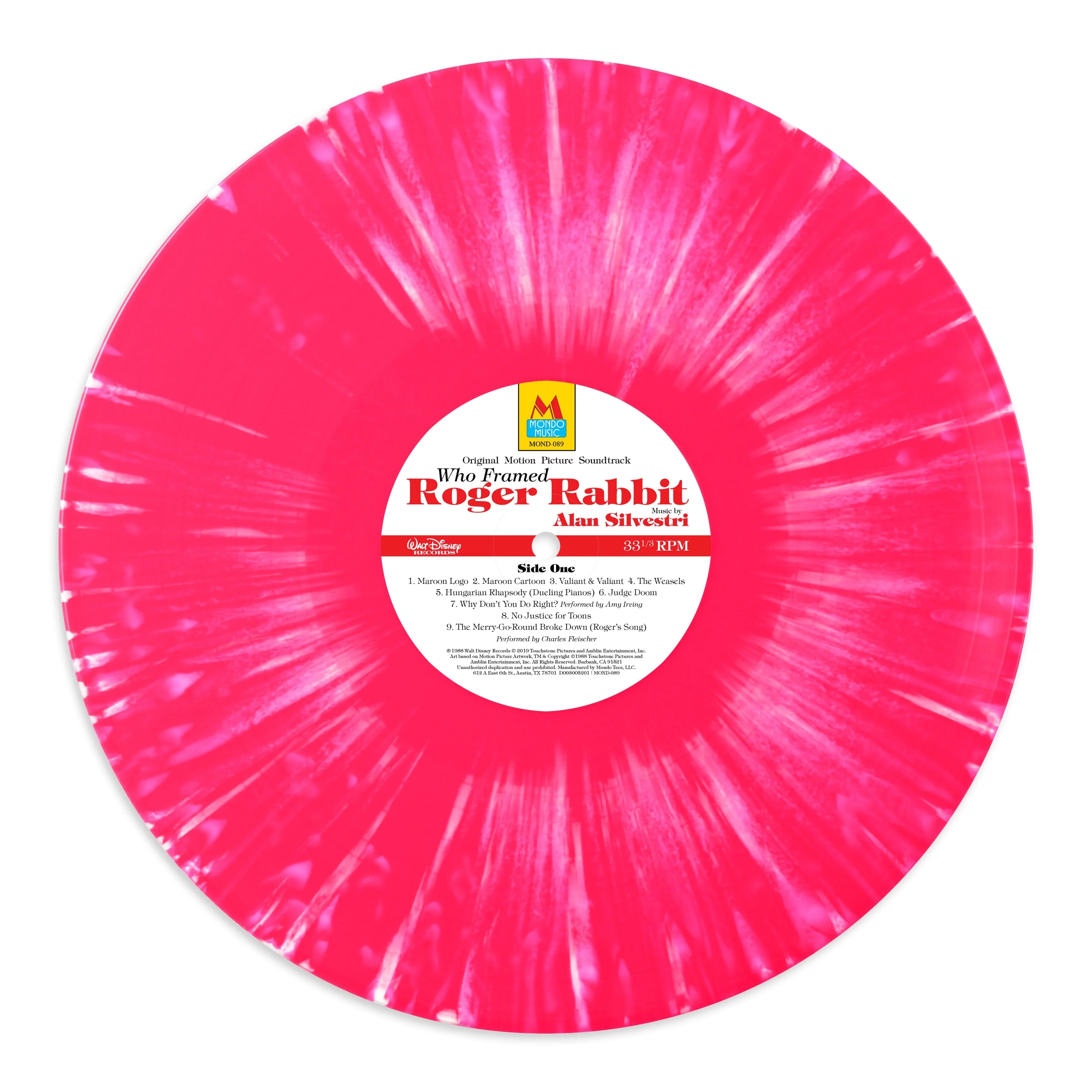 Who Framed Roger Rabbit – Original Motion Picture Soundtrack LP - Image 5